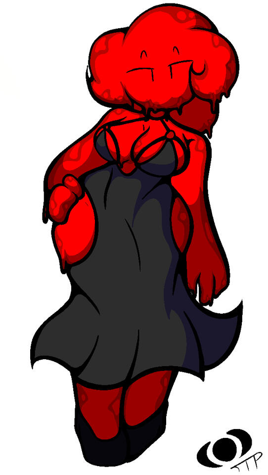 Cherry in a dress (paired with previous image). Date: Mar 15th, 2024